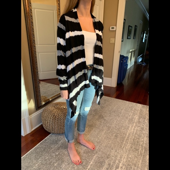 Michael Kors Sweaters - MICHAEL KORS Drape-Front Cardigan Sweater Sz L 12